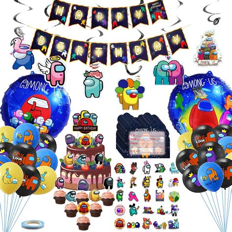 Buy Yingzhou Pcs Among Us Birthday Party Supplies Among Us Themed