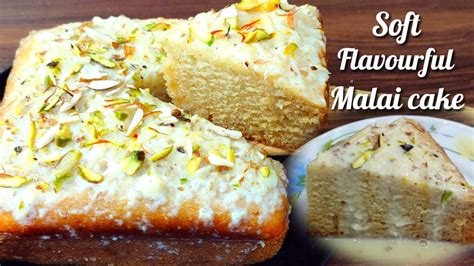 Malai Cake Ras Malai Cake Eggless And Without Oven Super Soft Cake