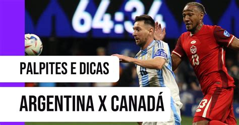 Argentina X Canad Palpite Na Copa Am Rica