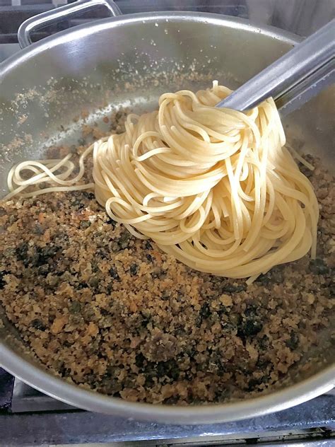 St Joseph S Pasta Spaghetti With Anchovies And Breadcrumbs