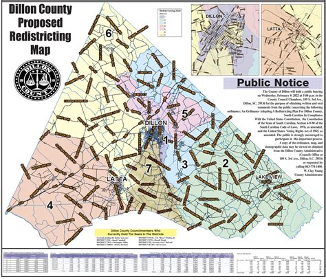 PUBLIC NOTICE: Proposed Dillon County Redistricting Map – The Dillon Herald