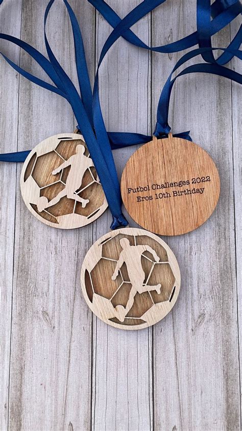 Set De Medallas En Madera Terciada Cada Medalla Se Puede Personalizar