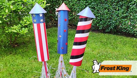 Make Your Own Fourth Of July Firecracker Decorations Frost King