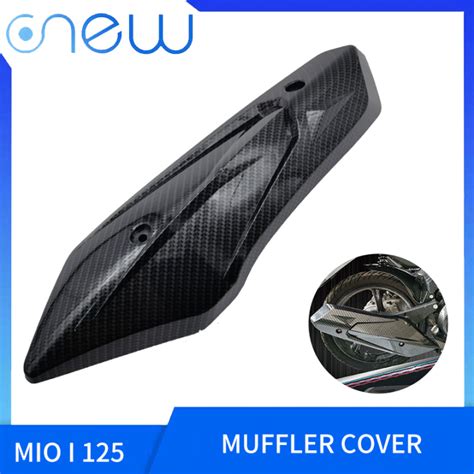 Onew Motorcycle Muffler Cover Heat Guard For Mio I 125 Matte Black