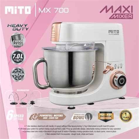 Jual Maxi Mixer MITO MX 700 Warna Putih Shopee Indonesia