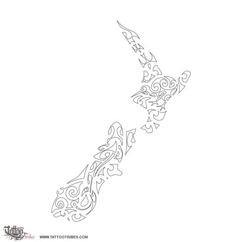 Tattoo of New Zealand, Nature tattoo - custom tattoo designs on ...