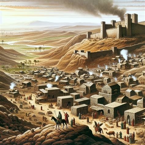 Historical Landscape Of The Kingdom Of Judah Assyrian Onslaught AI