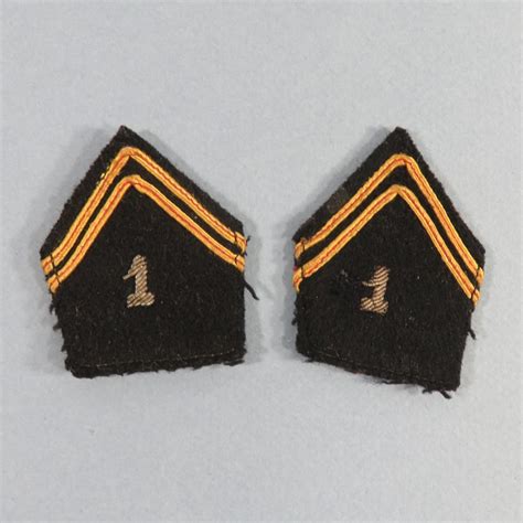 PATTES DE COL DU 1 Er RCP REGIMENT DE CHASSEURS PARACHUTISTES 1950 1960