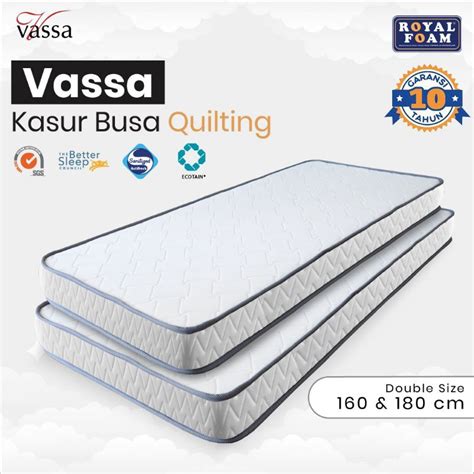 Jual Kasur Busa Vassa Quilting Royal Foam Inside Double Size