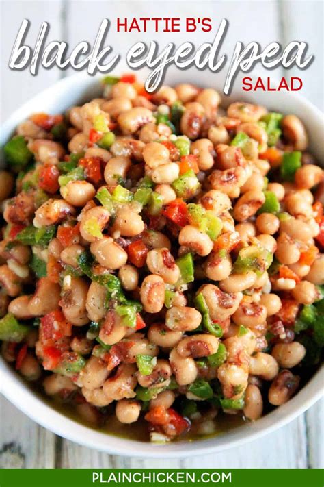 Black Eyed Pea Salad Plain Chicken Artofit