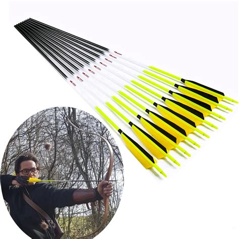 Pcs Linkboy Archery Carbon Arrows Id Mm Spine Inch Feather