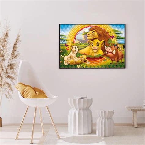 Lion King Canvas Full Round Or Square Drill Diamond Painting