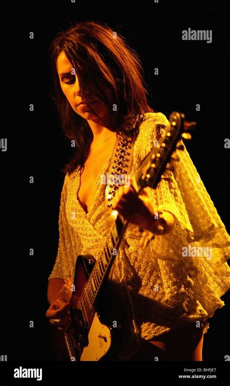 Pj Harvey Performing At Womad At The Eden Project 2003 Stock Photo Alamy