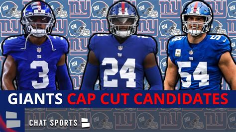 5 Potential 2022 Ny Giants Cap Cut Candidates Ft James Bradberry Sterling Shepard And Kyle