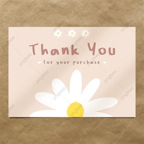 Thank You Card Cute