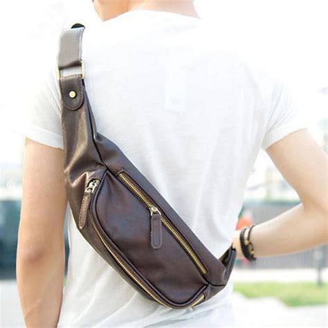 2018 Bolso pequeño para hombre bolsos de hombro de alta calidad PU de