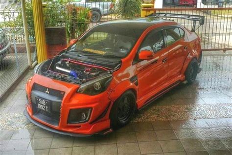 Modified Mitsubishi Mirage G4 Manifesting The Brands Racing DNA