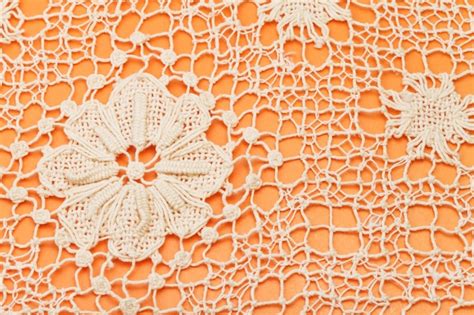 Premium Photo Decoration By Maltese Bobbin Lace Close Up