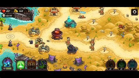 Kingdom Rush Vengeance Level Wizards Landing 3 Stars Youtube