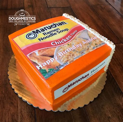 Ramen Noodle Cake By Sweet Doughmestics Chicken Flavors Pastry Cake