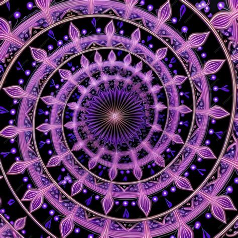 Premium Ai Image Purple Spyral Background