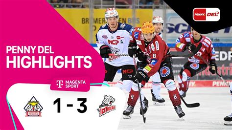 Pinguins Bremerhaven N Rnberg Ice Tigers Highlights Penny Del