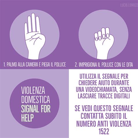 Violenza Domestica Signalforhelp Lucio Lonoce