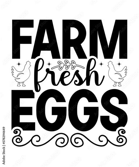 Farm Fresh Eggs SVG Farm Svg Bundle Farmhouse Svg Bundle Farm Life