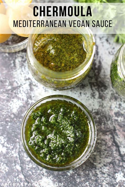 Chermoula Sauce 3 Ways To Flavor Almost Any Meal Chemoula Is A North African Sauce Used For