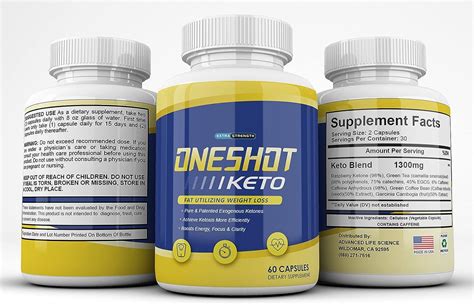 Official One Shot Advanced Ketogenic Pill Shark Formula 1300mg Made