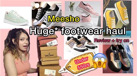 Huge Meesho Footwear Haul Affordable Meesho Shoes Haul Shoes Haul