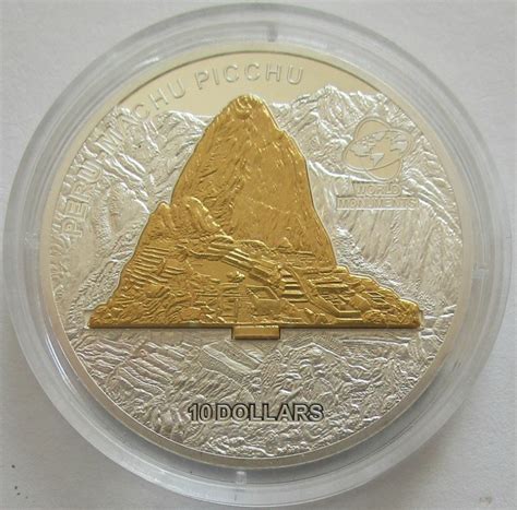 Cook Inseln Dollars World Monuments Machu Picchu Mago Muenz