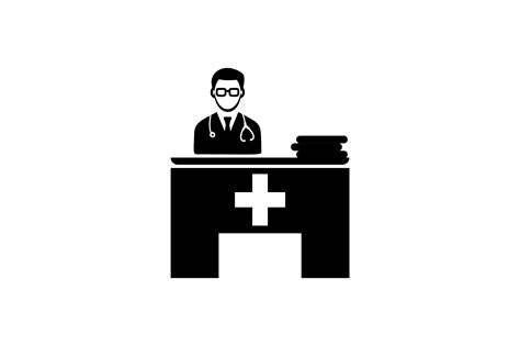 Doctor Chamber Glyph Vector Icon Graphic by riduwanmolla · Creative Fabrica