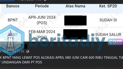 Nik Ktp Berciri Ini Ambil Bpnt Ribu April Juta Penerima