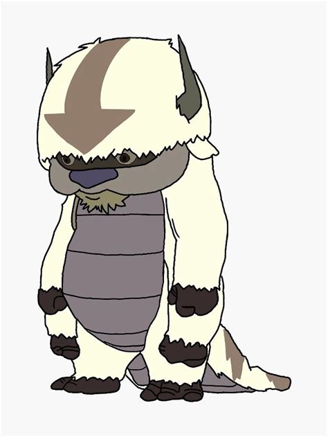 Standing Appa From Avatar Sticker For Sale By Christina S Avatar