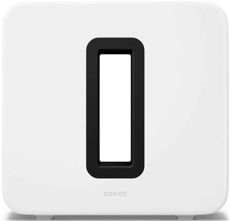 Sonos Sub 4 White Subwoofer Primetime Audio Video