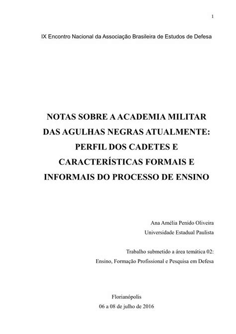 Pdf Notas Sobre A Academia Militar Das Agulhas Negras Dokumen Tips