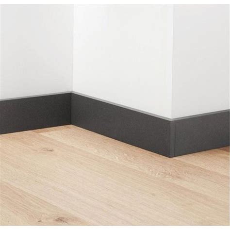 Angle Powder Coated Black Aluminium Skirting Profiles Mm Width