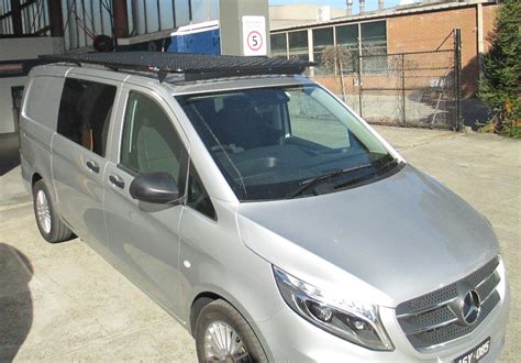 Mercedes Benz Vito W639 02 04 Current Crewvan Commercial Max Roof Rack Tradesman Roof Racks