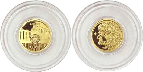 Griechenland 50 Euro 2018 Kulturelles Erbe Tempel Des Poseidon Proof