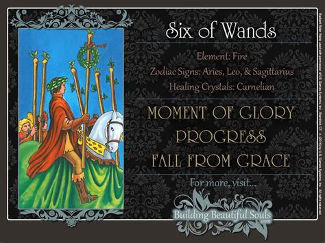 The Six Of Wands Tarot Card Meanings Tarot Reading