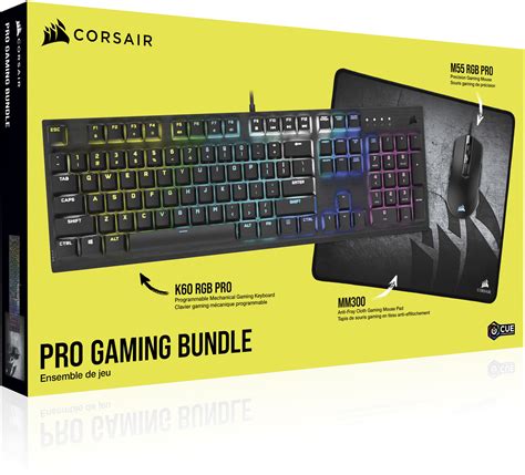 Best Buy CORSAIR K60 RGB PRO Full Size Wired Gaming Bundle 2021