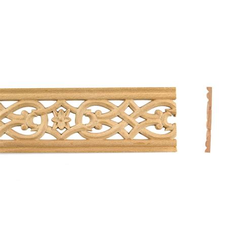 Gothic Style Openwork Decorative Wood Trim For Restoring Furniture