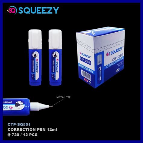 Apazada Correction Pen Fluid Tip Ex Cair Koreksi Cairan Murah