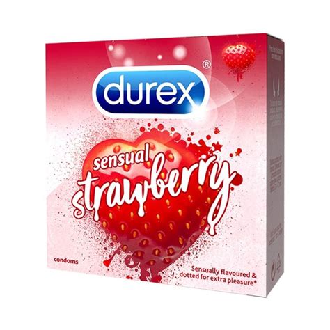 New 2023 Janeena Durex Sensual Strawberry Flavored Condoms 3s Lazada Ph