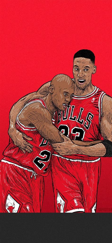 Jordan Pippen Rodman Iphone Wallpapers Wallpaper Cave