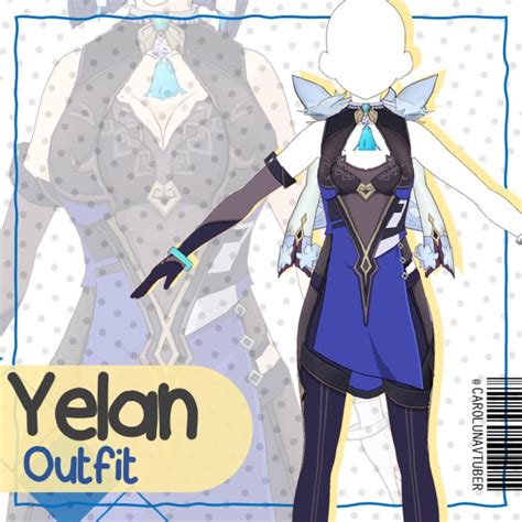 Vroid Outfit Yelangenshin Impact Etsy