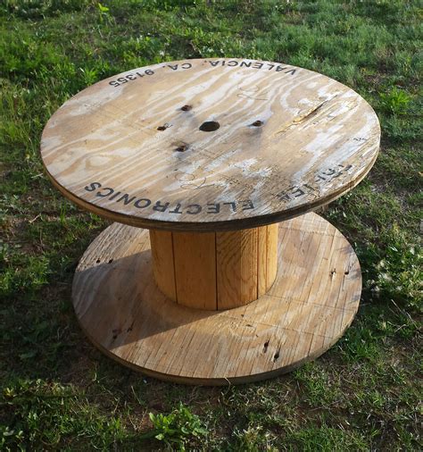 Diy Wooden Spool Tray The Hamby Home