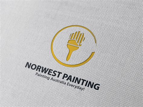 Modern Professional Painting Logo Design For Norwest Painting