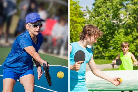 Pickleball Vs Ping Pong Similarities Differences Picklevine